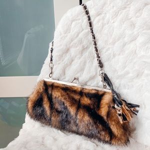 🔴Faux Fur Evening Bag